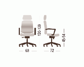 Кресло Олимп X (подлокотники хромированные) images