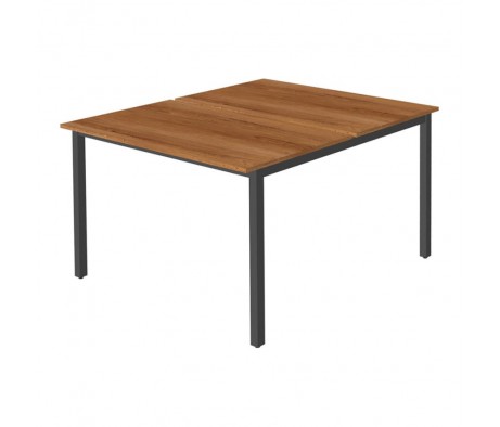 Сдвоенный стол на металлокаркасе WM-4+WM-4+WM-4-02 Work