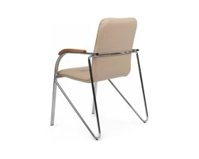 Стул Самба с деревянными подлокотниками SMB-02H Хром гальв. images