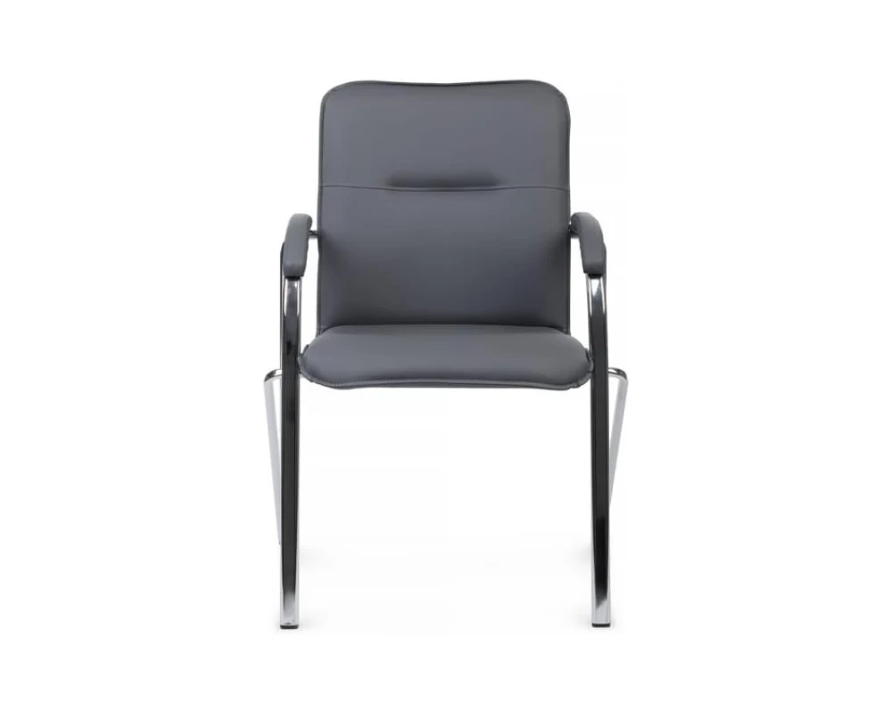 Стул Самба с мягкими подлокотниками SMB-01H Хром гальв.