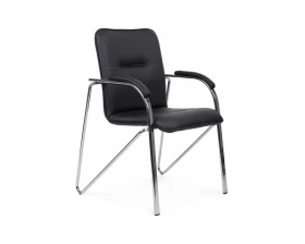 Стул Самба с мягкими подлокотниками SMB-01H Хром гальв. images