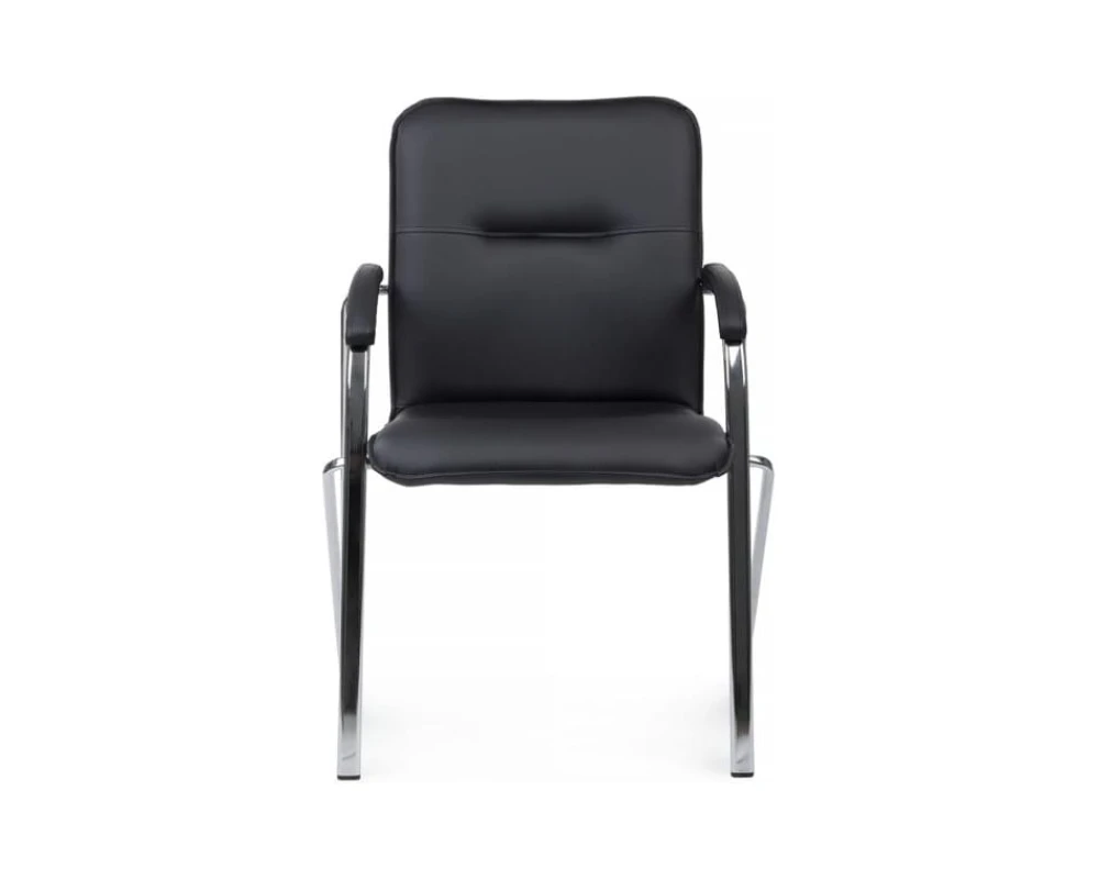 Стул Самба с мягкими подлокотниками SMB-01H Хром гальв.