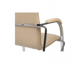 Стул Самба с пластиковыми подлокотниками SMB-03H Хром гальв. images