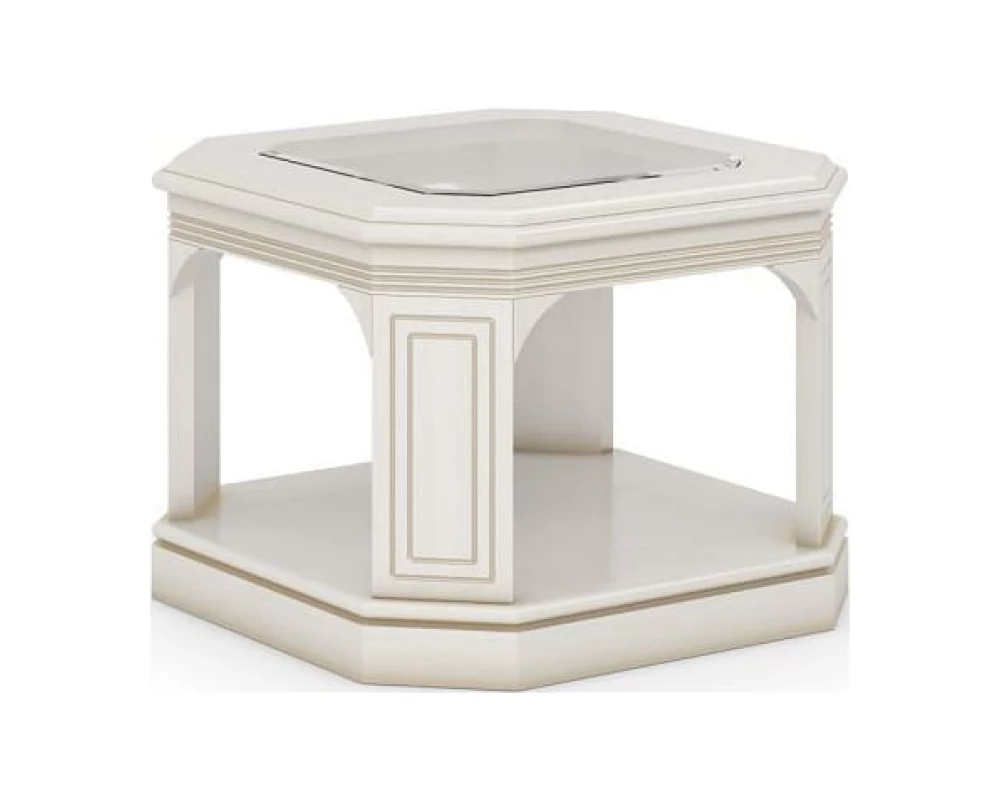 Стол журнальный 600x600x450 Нью Интер Вайт / New Inter White