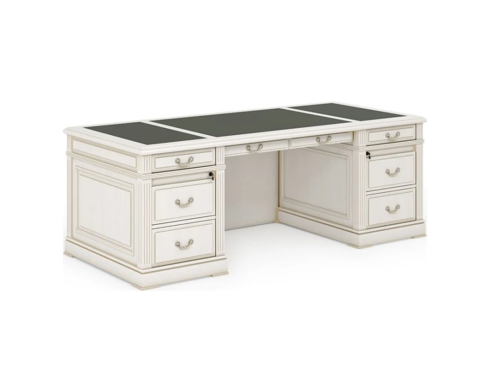 Стол письменный 2200x1000x800 Нью Интер Вайт / New Inter White