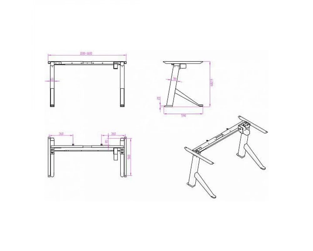 Стол Ergostol Air