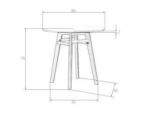 Стол обеденный ALBERT'80 images