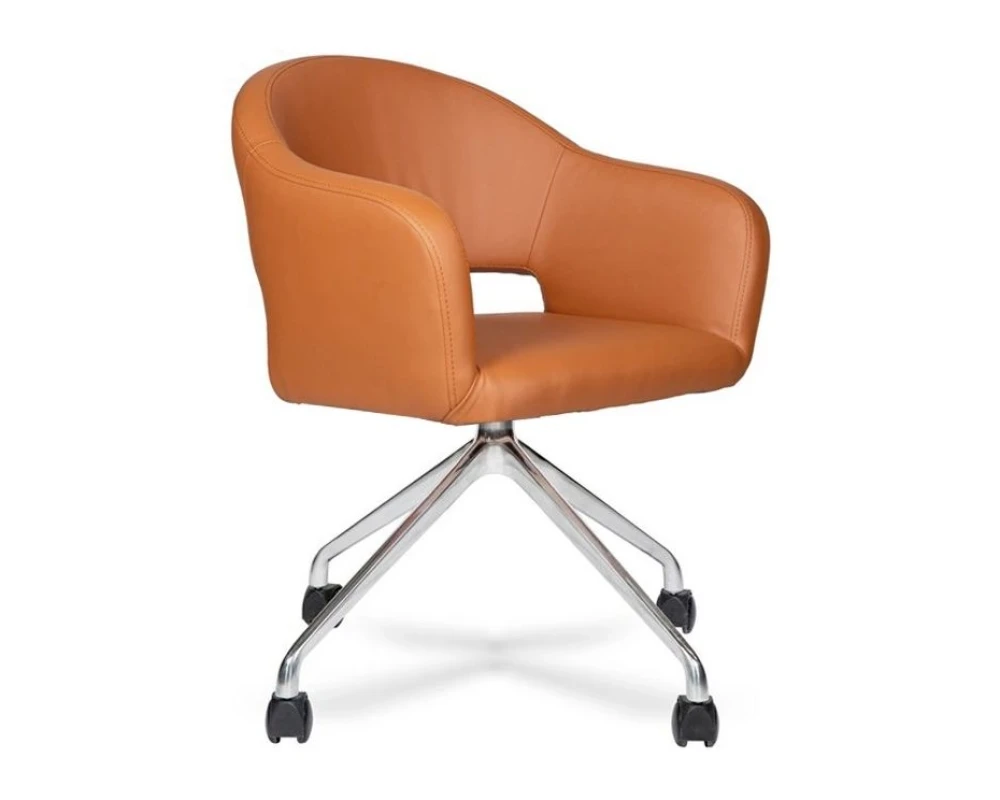 Кресло КОМФОРТ ХРОМ 4 ЛУЧА