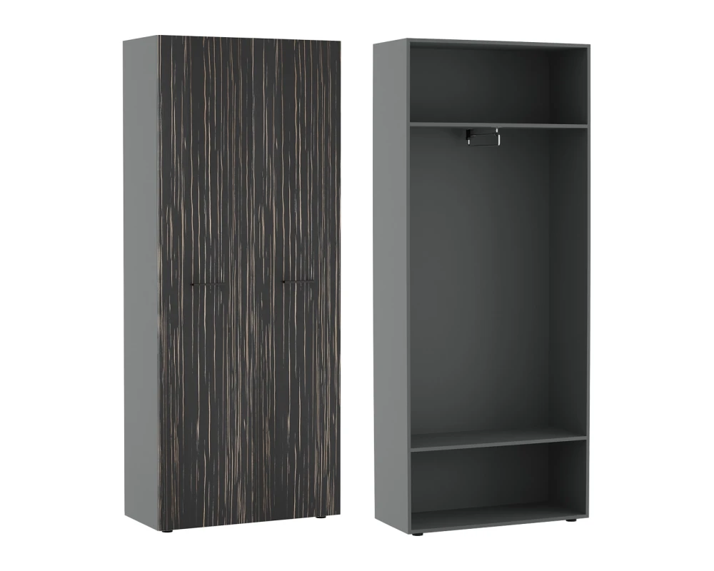 Гардероб Дали / Dali шпон Эбен/Антрацит