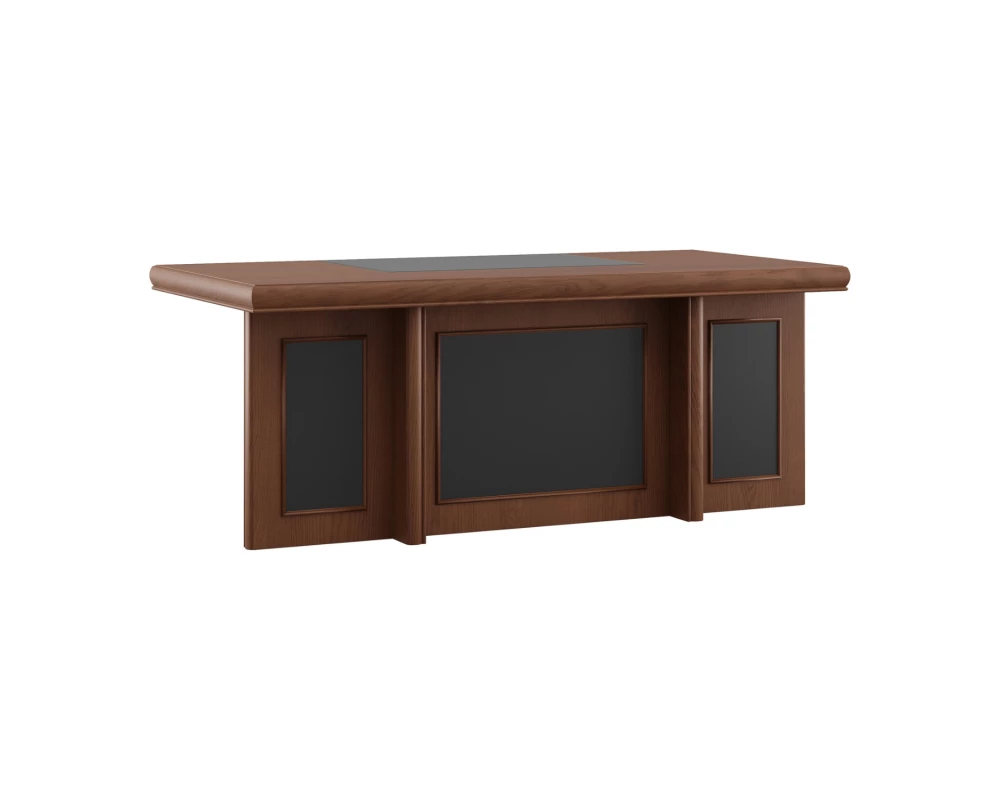 Стол письменный со вставками Гарвард / Harvard Дуб коньяк