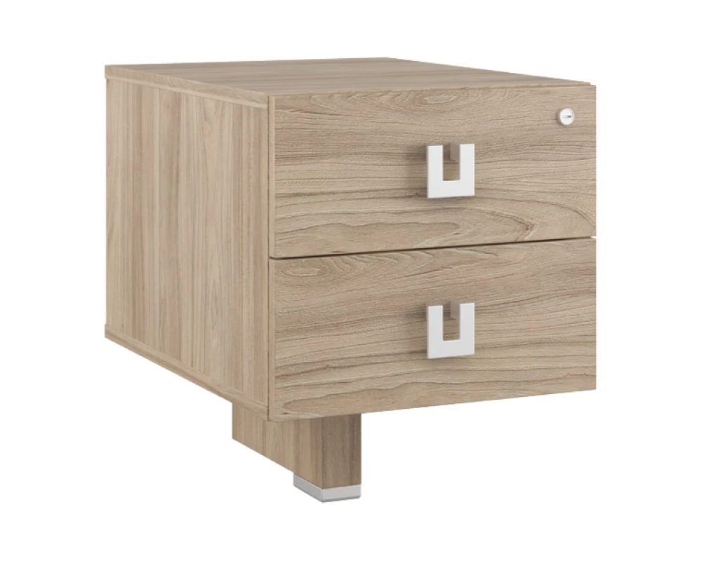 Тумба подвесная с 2 ящиками Солид / Solid Вяз