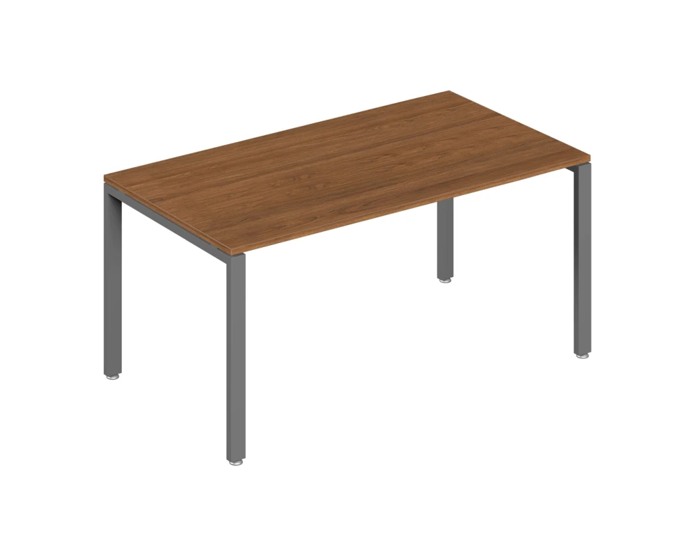 Стол письменный на металлоопорах 160x76x75 Тренд Метал / Trend Metal Орех