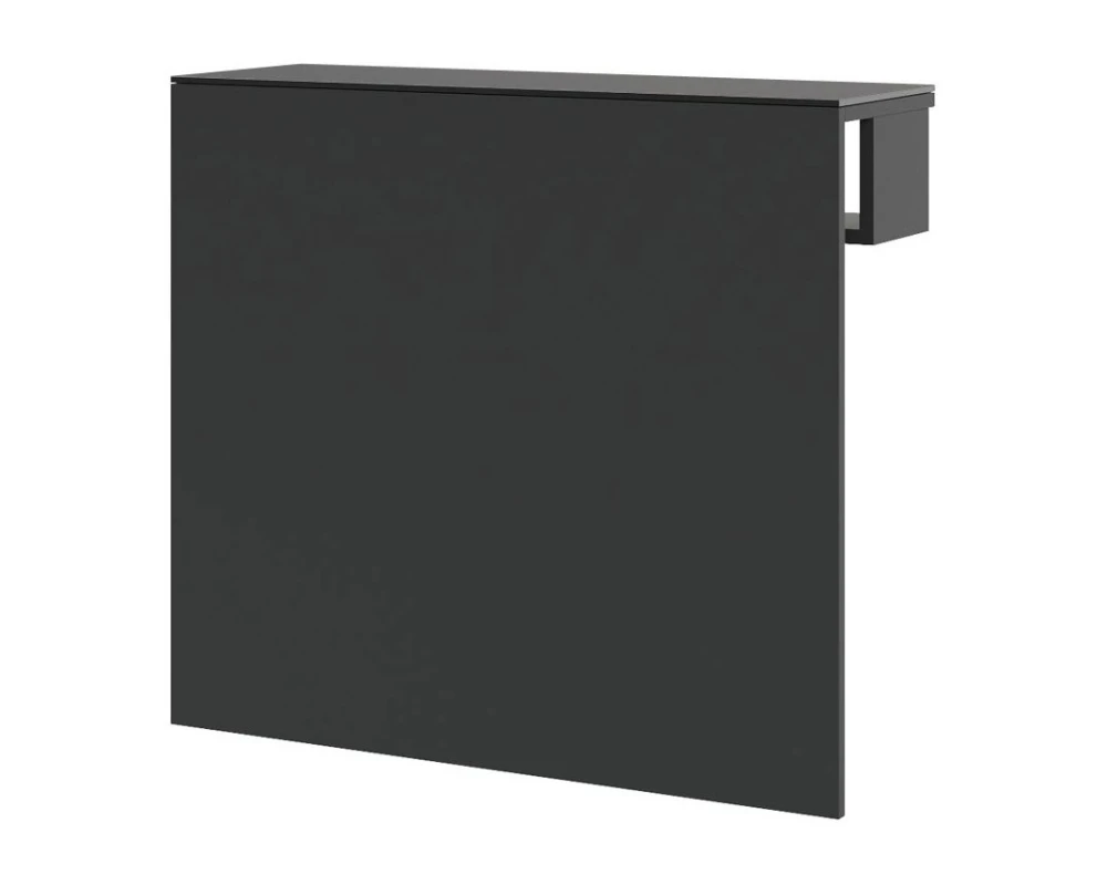 Полка навесная длинная 92x30x81,5 Fasta Графит