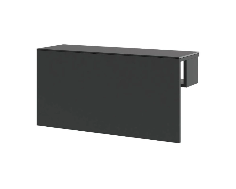 Полка навесная короткая 92x30x45 Fasta Графит