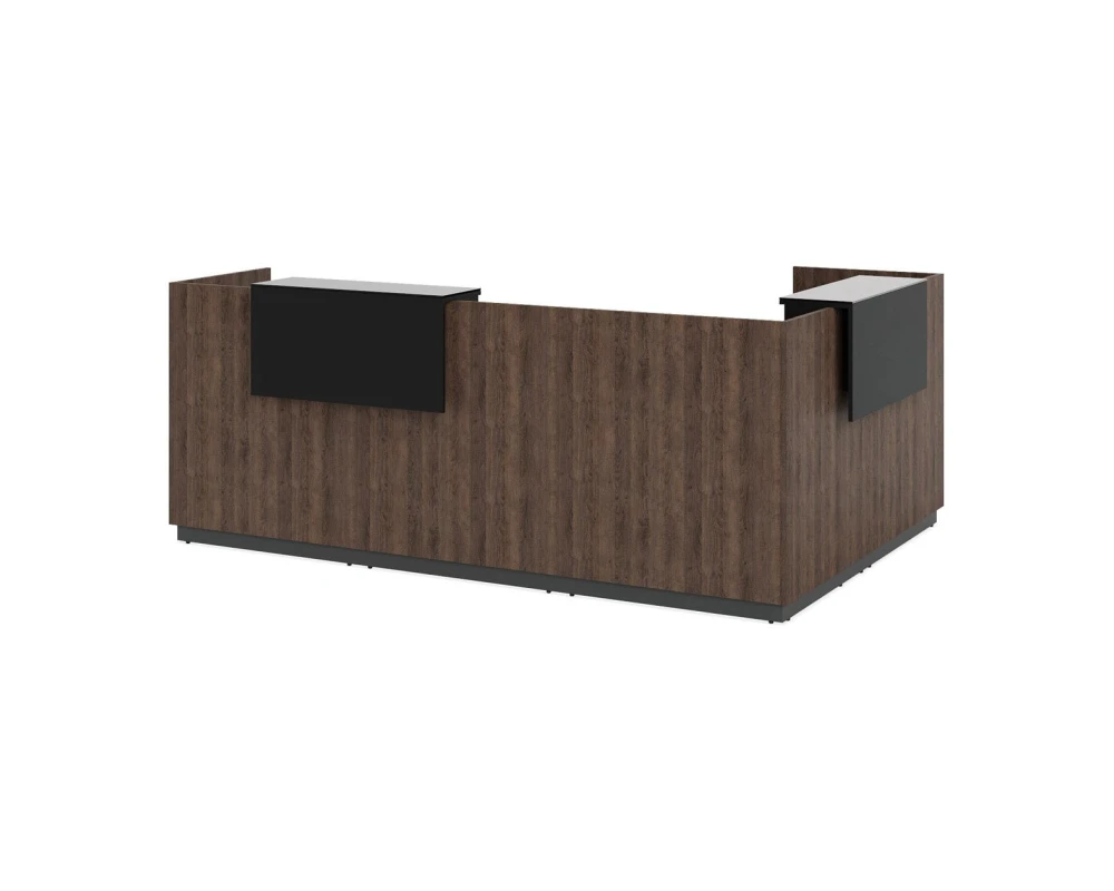 Приемная стойка угловая 281х189х113 Fasta Табак/Графит