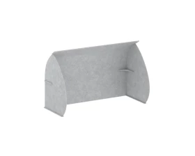 Кабина настольная скругленная на стол VE.KB2-98.6 980x600x1000 Акустикс / AcustiX images