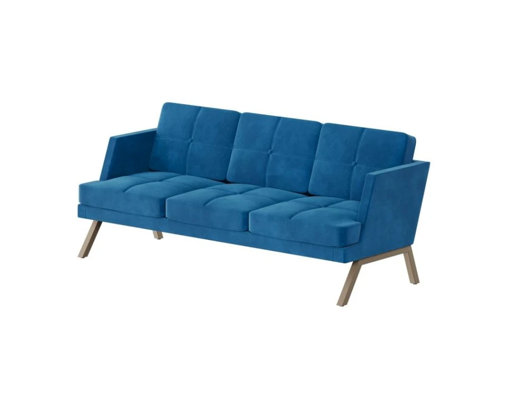 Диван трехместный с декором из пуговиц Алдо / Aldo