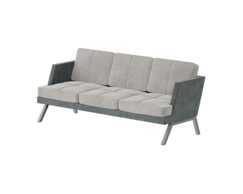 Диван трехместный с декором из пуговиц Алдо / Aldo