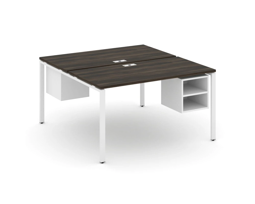 Рабочая станция 2 сторонняя с подвесными тумбами на 2 места CN.DRS-107 1380x1480x750 Концепт / Concept