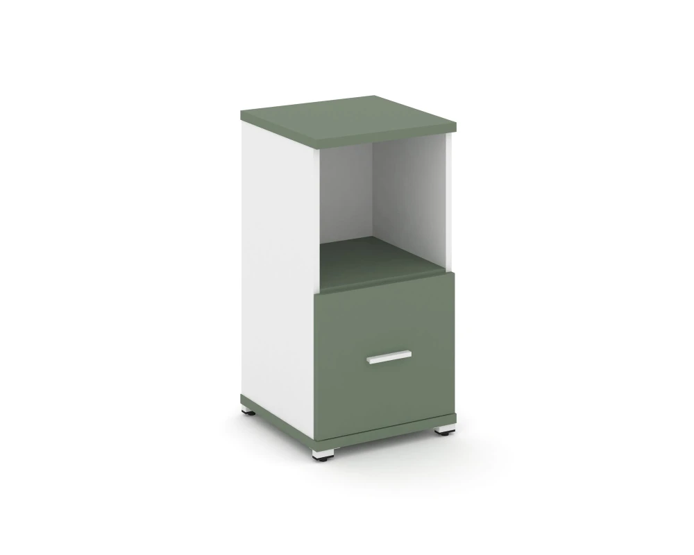 Шкаф 1 узкая секция, 2 ниши CN.STU-211 W 420x420x818 Концепт / Concept