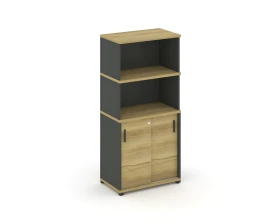 Шкаф-купе опорный/приставной с надставкой выс. CN.SOPK-003 W 720x420x1530 Концепт / Concept images