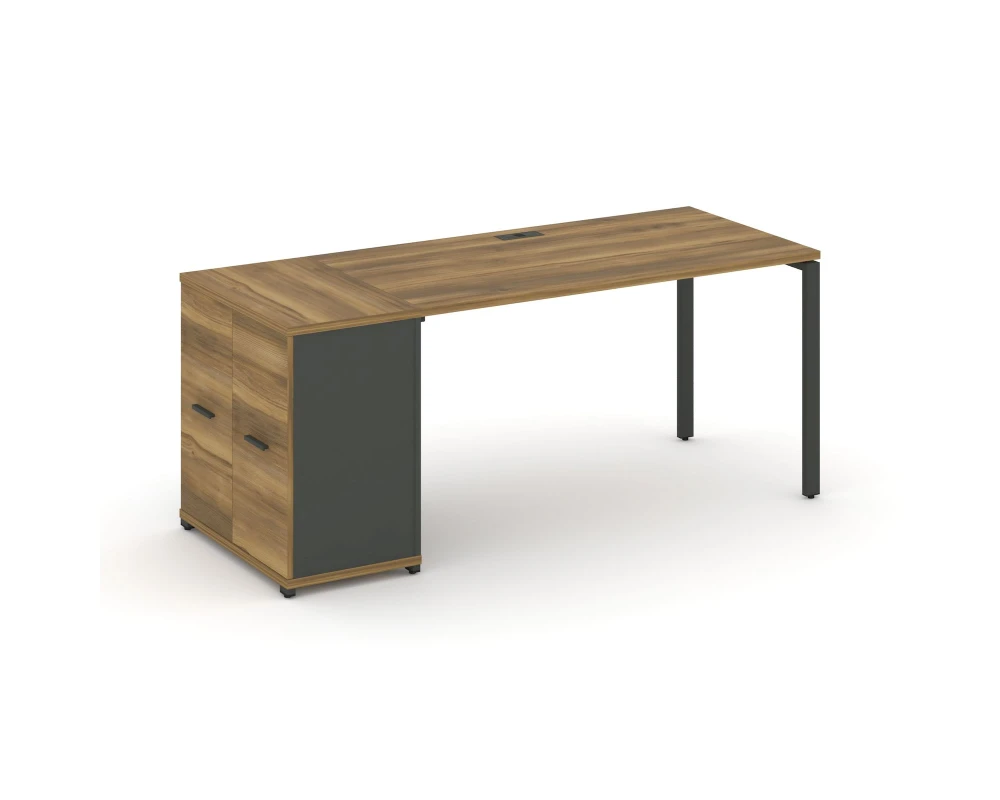 Стол рабочий с опорным распаш. шкафом CN.SP-219 W 1800x720x750 Концепт / Concept