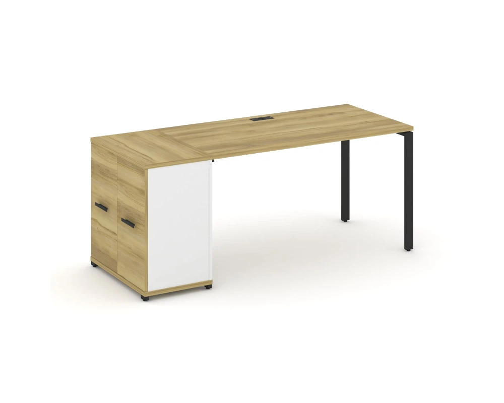 Стол рабочий с опорным распаш. шкафом CN.SP-219 W 1800x720x750 Концепт / Concept
