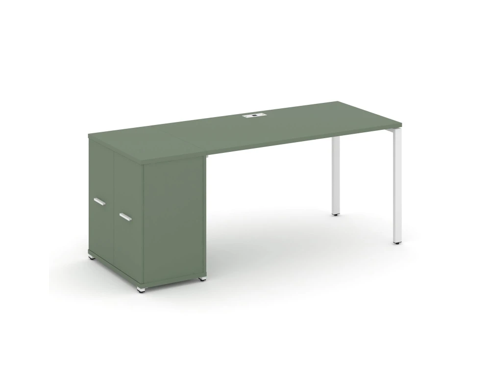 Стол рабочий с опорным распаш. шкафом CN.SP-220 W 2000x720x750 Концепт / Concept