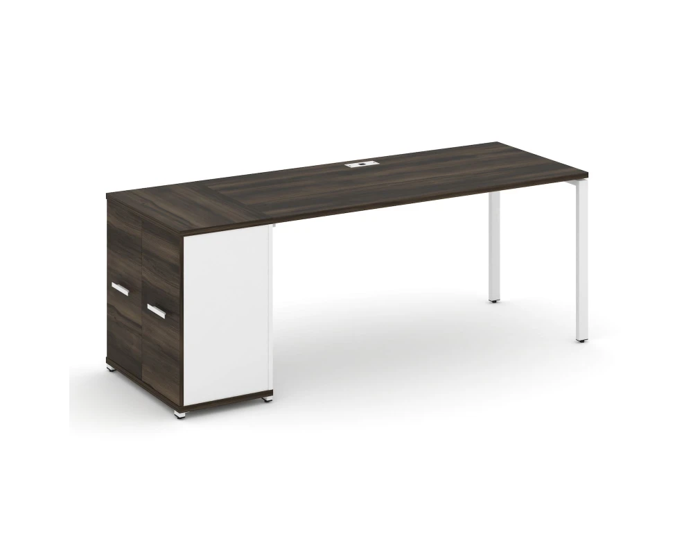 Стол рабочий с опорным распаш. шкафом CN.SP-220 W 2000x720x750 Концепт / Concept