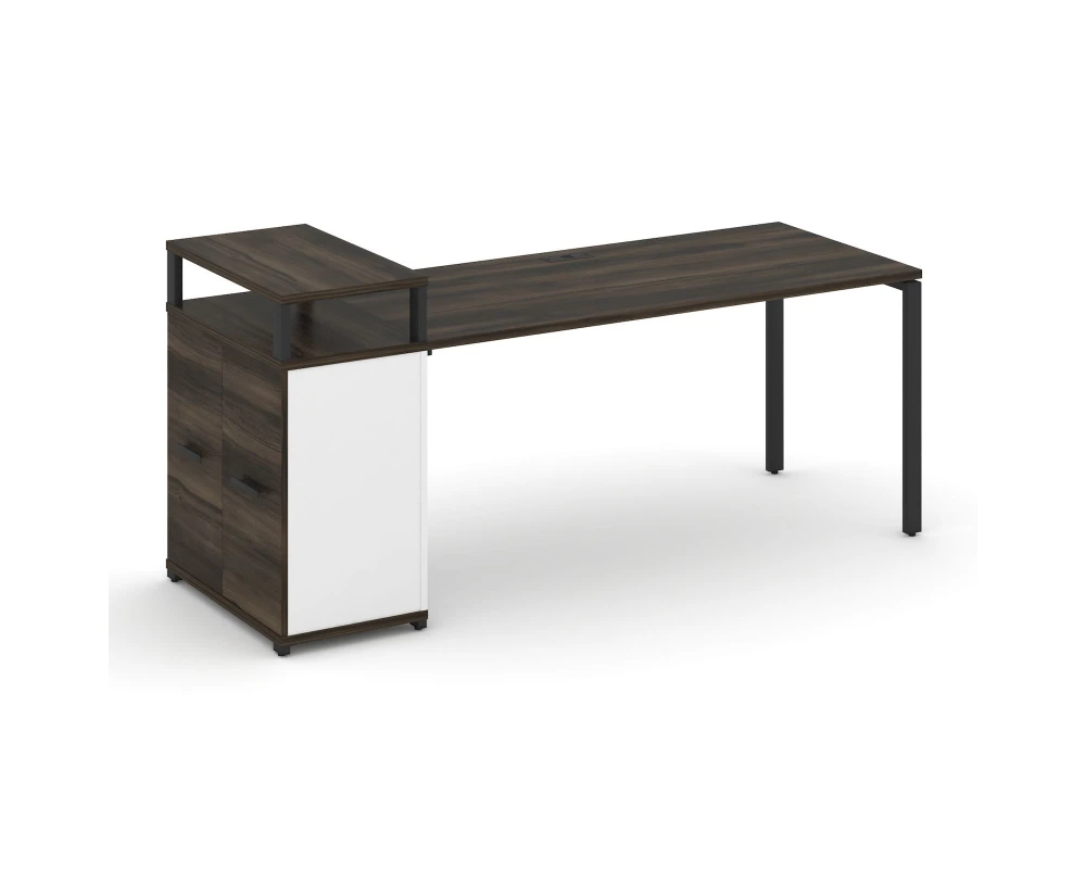 Стол рабочий с опорным распаш. шкафом с верх. горизонтом CN.SP-224 W 2000x720x917 Концепт / Concept
