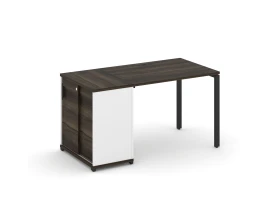 Стол рабочий с опорным шкафом-купе CN.SP-233 B 1400x720x750 Концепт / Concept images
