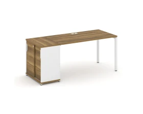 Стол рабочий с опорным шкафом-купе CN.SP-235 W 1800x720x750 Концепт / Concept images