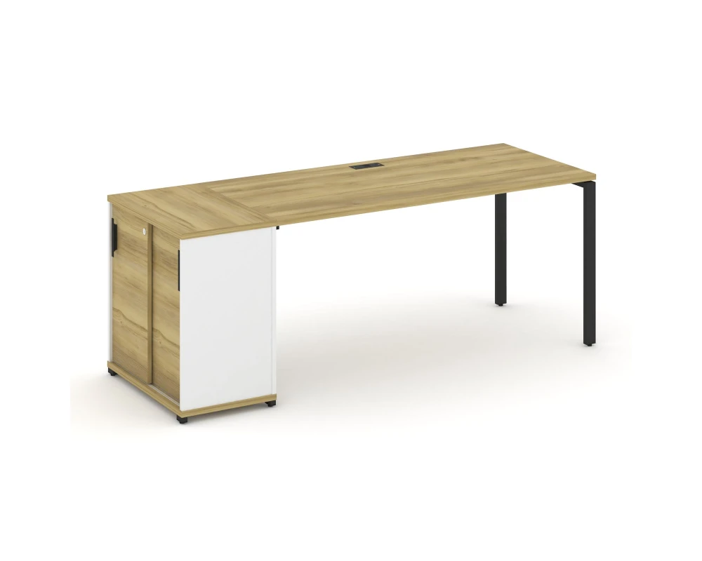 Стол рабочий с опорным шкафом-купе CN.SP-236 B 2000x720x750 Концепт / Concept
