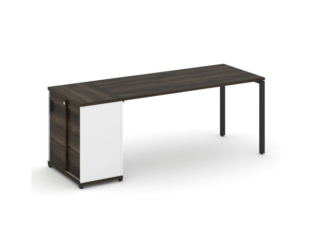 Стол рабочий с опорным шкафом-купе CN.SP-236 B 2000x720x750 Концепт / Concept