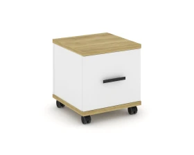 Тумба мобильная 1 распаш. фасад CN.TUM-007 B 420x420x448 Концепт / Concept images