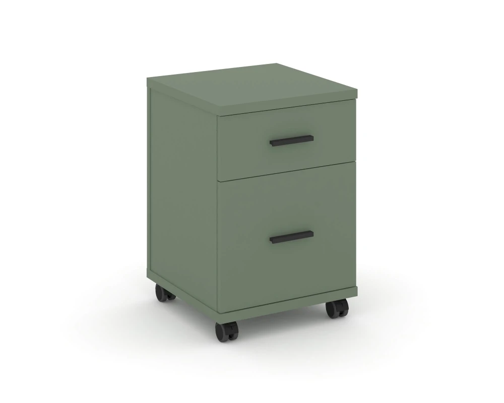 Тумба мобильная 1 ящ. 1 распаш. фасад CN.TUM-009 B 420x420x615 Концепт / Concept