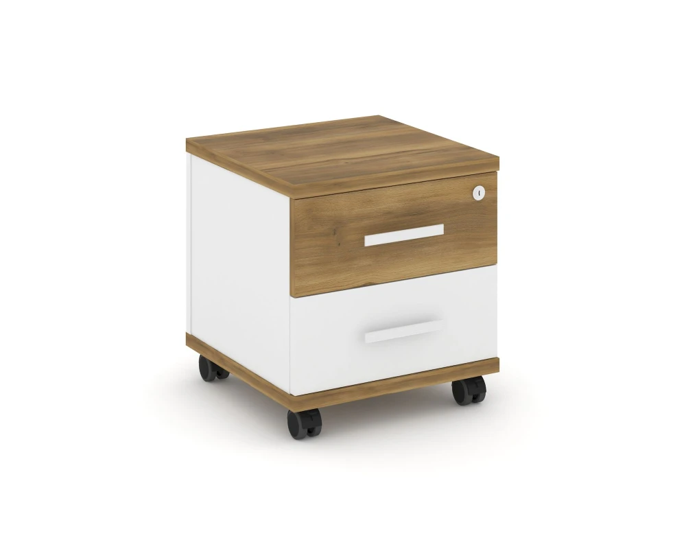 Тумба мобильная 2 ящ. CN.TUM-001 W 420x420x448 Концепт / Concept
