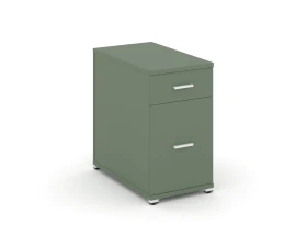 Тумба опорная/приставная 1 ящ. 1 распаш. фасад CN.TGO-005 W 420x720x750 Концепт / Concept images