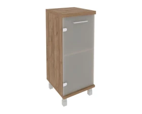 Шкаф низкий узкий 1 низкая дверь стекло левый 401x432x958 Фёст / First images