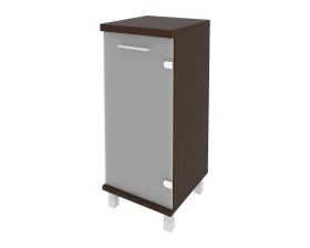 Шкаф низкий узкий 1 низкая дверь стекло правый 401x432x958 Фёст / First images