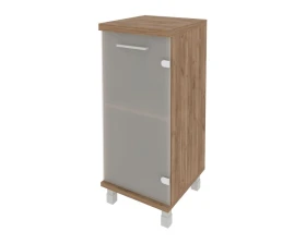 Шкаф низкий узкий 1 низкая дверь стекло правый 401x432x958 Фёст / First images