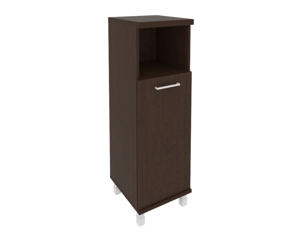 Шкаф средний узкий 1 низкая дверь ЛДСП левый 401x432x1260 Фёст / First