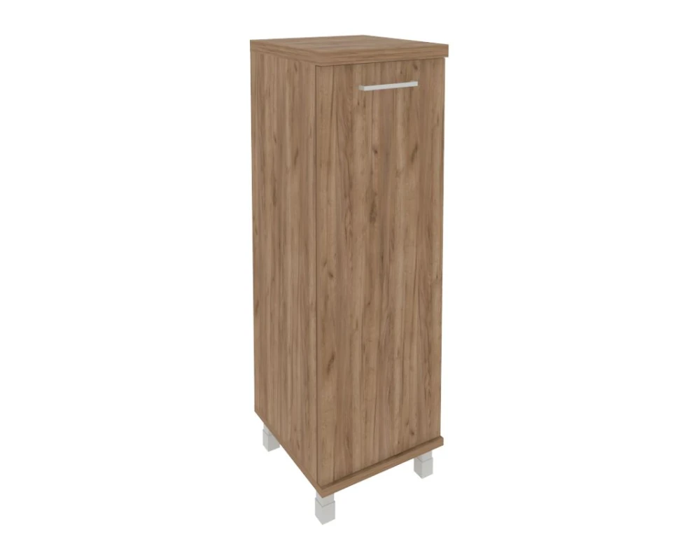 Шкаф средний узкий 1 средняя дверь ЛДСП левый 401x432x1260 Фёст / First