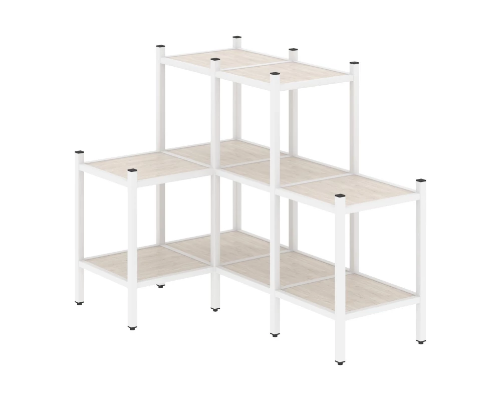 Угловой внутренний стеллаж L-37 862x1278x1047 Лофт / Loft