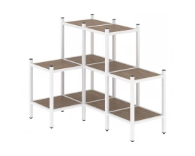 Угловой внутренний стеллаж L-37 862x1278x1047 Лофт / Loft images