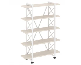 Стеллаж на колесных опорах - 5 полок 1200х400х1704 Лофт / Loft images