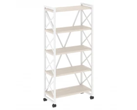 Стеллаж на колесных опорах - 5полок 800х400х1704 Лофт / Loft images