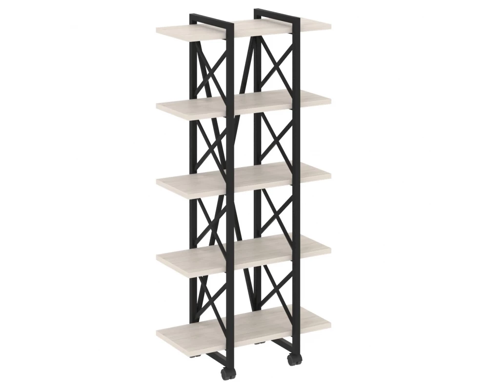 Стеллаж на колесных опорах - 5полок V 800х400х1704 Лофт / Loft