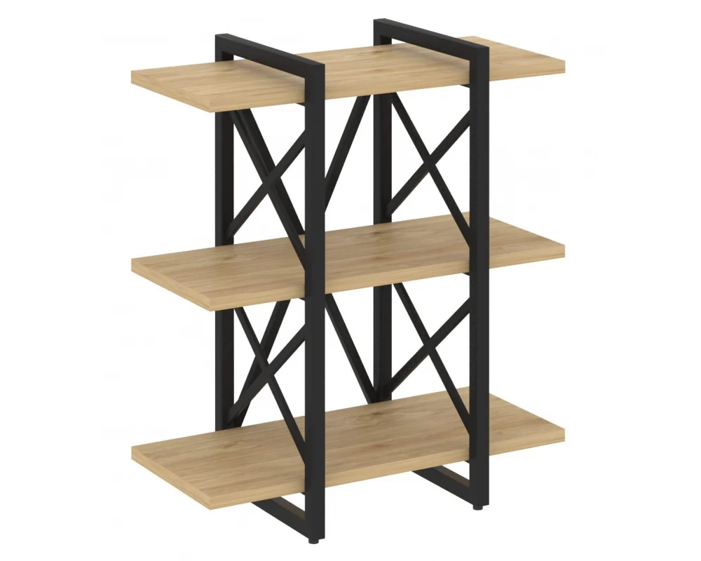 Стеллаж на регулируемых опорах - 3 полки V 800х400х910 Лофт / Loft