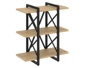 Стеллаж на регулируемых опорах - 3 полки V 800х400х910 Лофт / Loft images